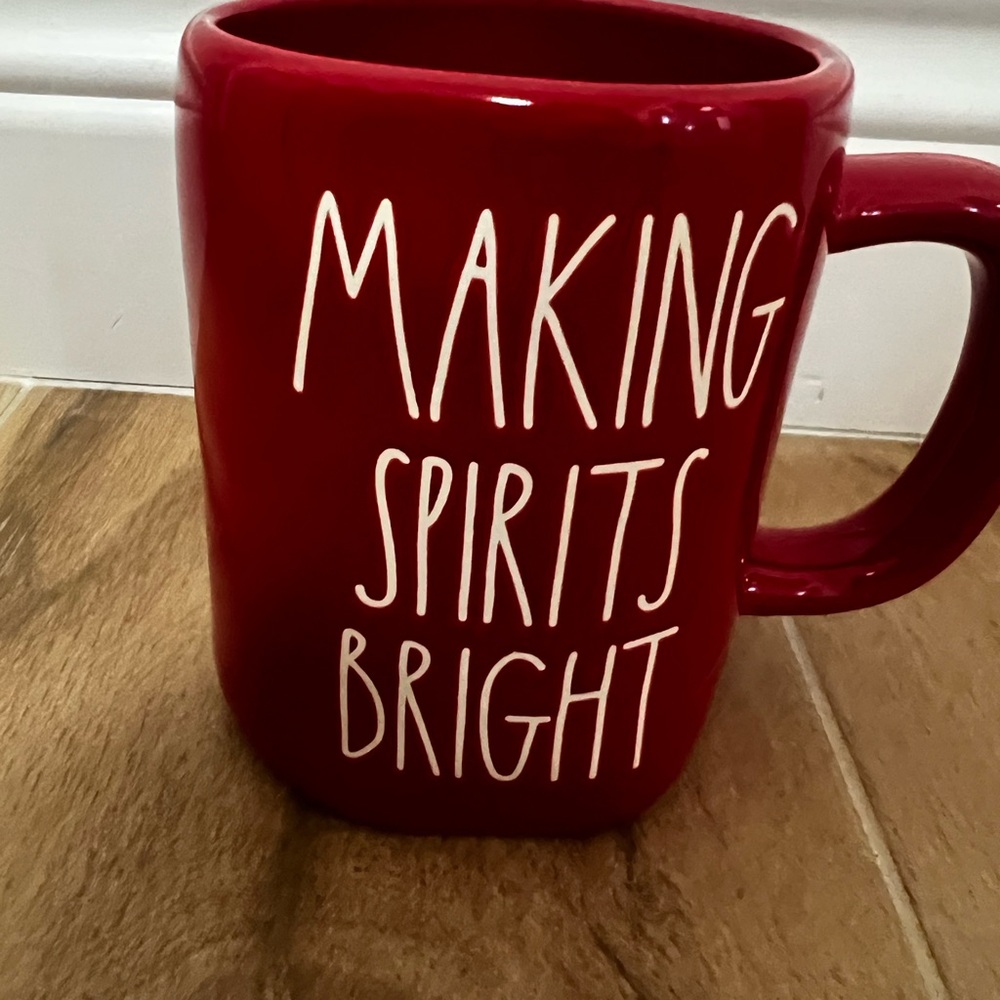 Rae Dunn Red Mug - Making Spirits Bright